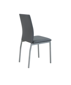 SET PRANZO BELLAHOME "MINORCA" GRIGIO CON TAVOLO ESTENSIBILE IN VETRO 4 SEDUTE